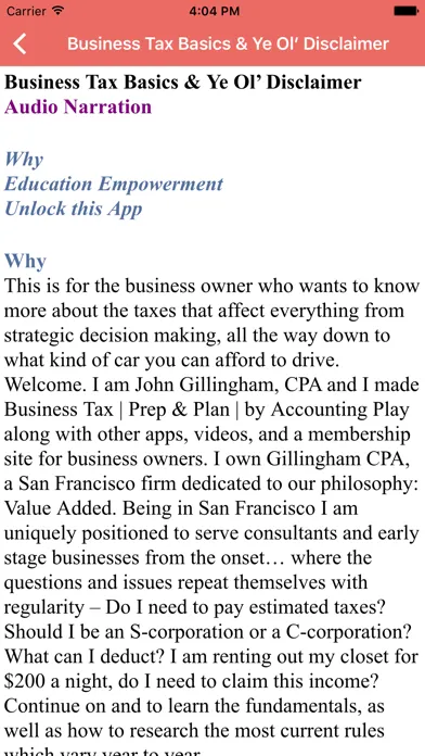 Capturas de tela do Business Tax | Prep & Plan | by Accounting Play