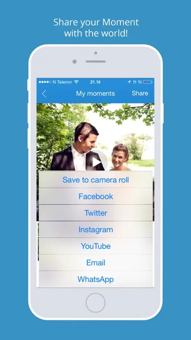 Moments - Turn your pictures into beautiful music videos! Ekran Görüntüleri