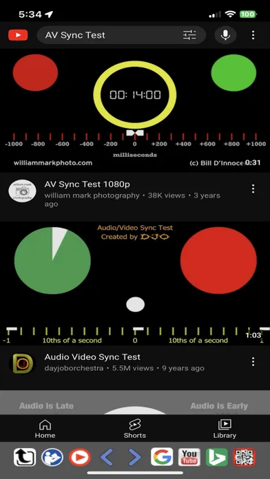HD AV SYNC + CAMERA CHIP CHART سکرین شاٹس
