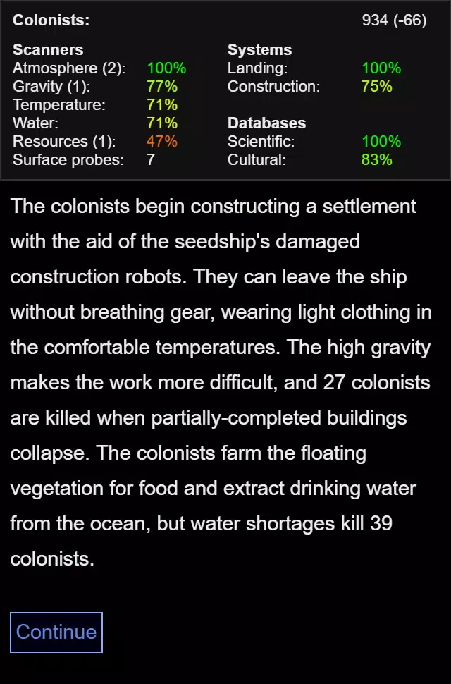 Captures d'écran de Seedship