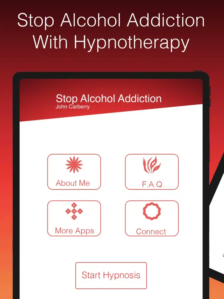 Alcohol Addiction Hypnosis iPad  Screenshots