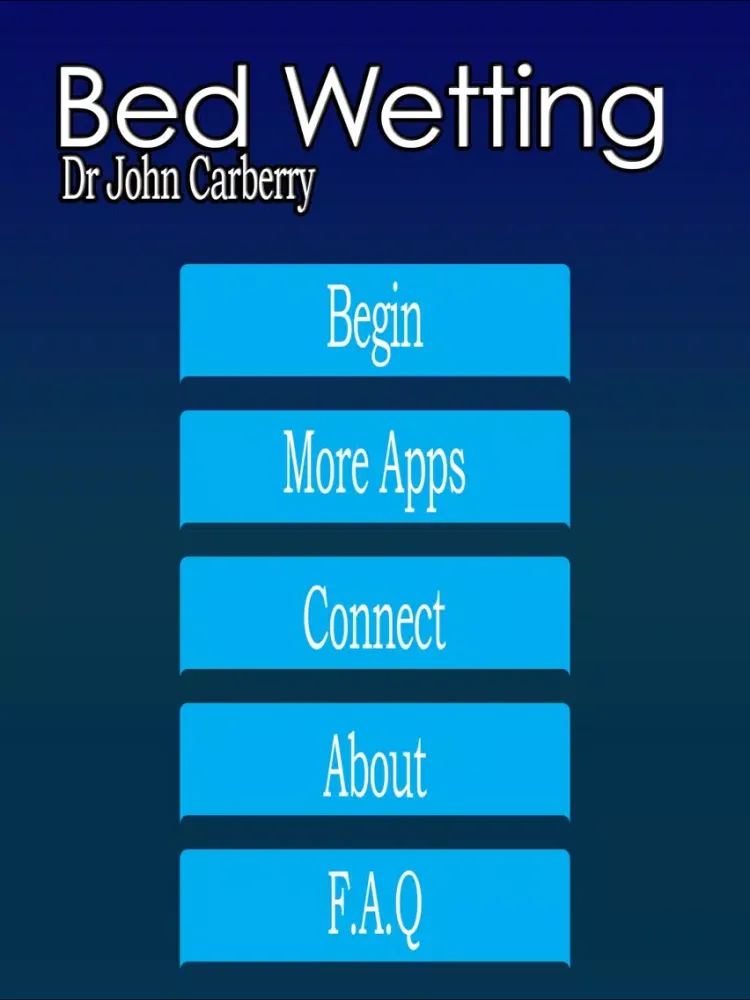 John Carberry Bed Wetting iPad  Screenshots