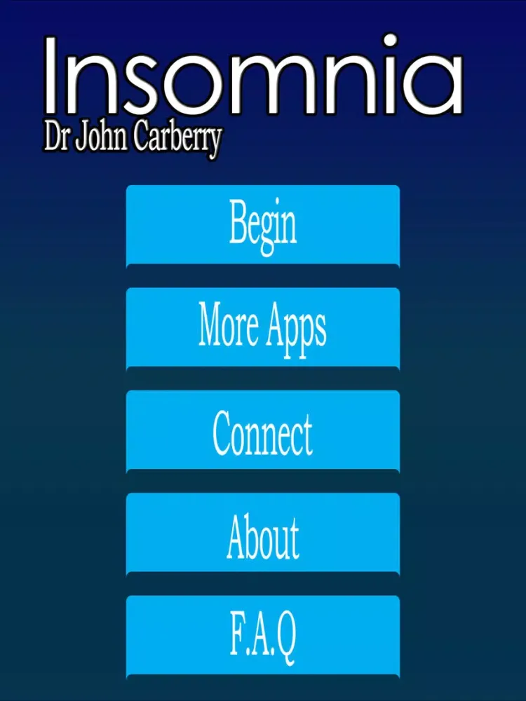 Capturas de tela do John Carberry Insomnia - Sleep Better iPad 