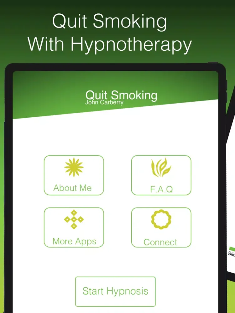 Quit Smoking With Hypnosis iPad  Screenshots