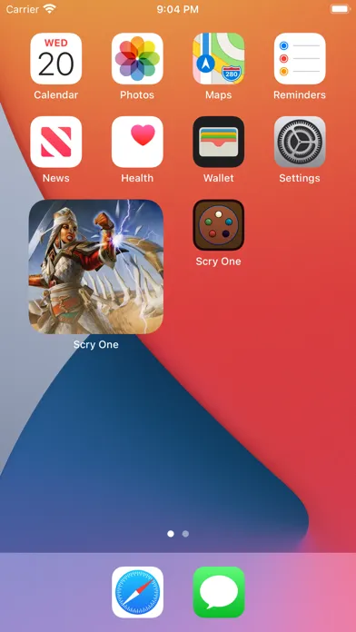 Ảnh chụp màn hình của Scry One - MTG Widgets