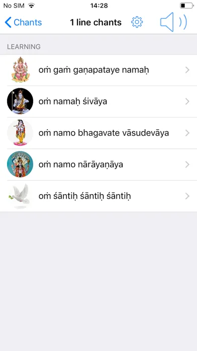 Captures d'écran de Sanskrit for Yoga