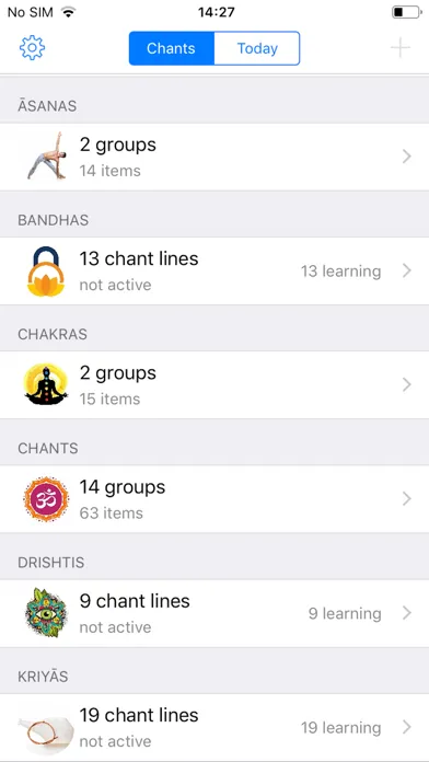 Captures d'écran de Sanskrit for Yoga