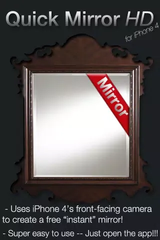 تصاویر Quick Mirror for iPhone 4 and iPod Touch -- Uses FaceTime Camera!!!
