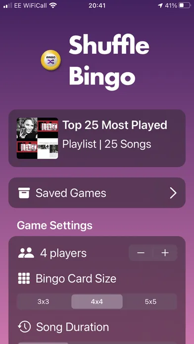 Capturas de tela do Shuffle Music Bingo - Game