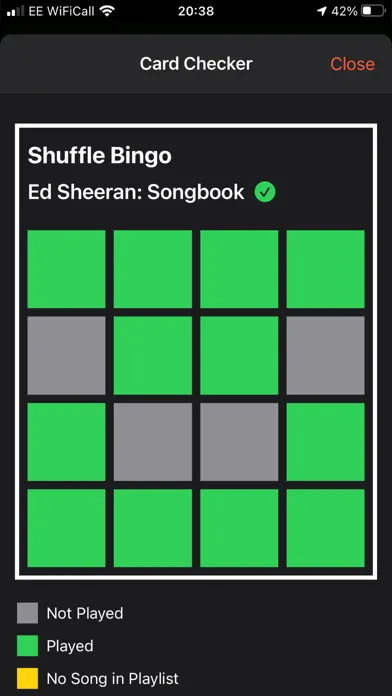 Capturas de tela do Shuffle Music Bingo - Game