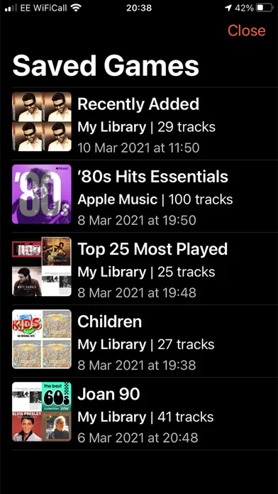 Capturas de tela do Shuffle Music Bingo - Game