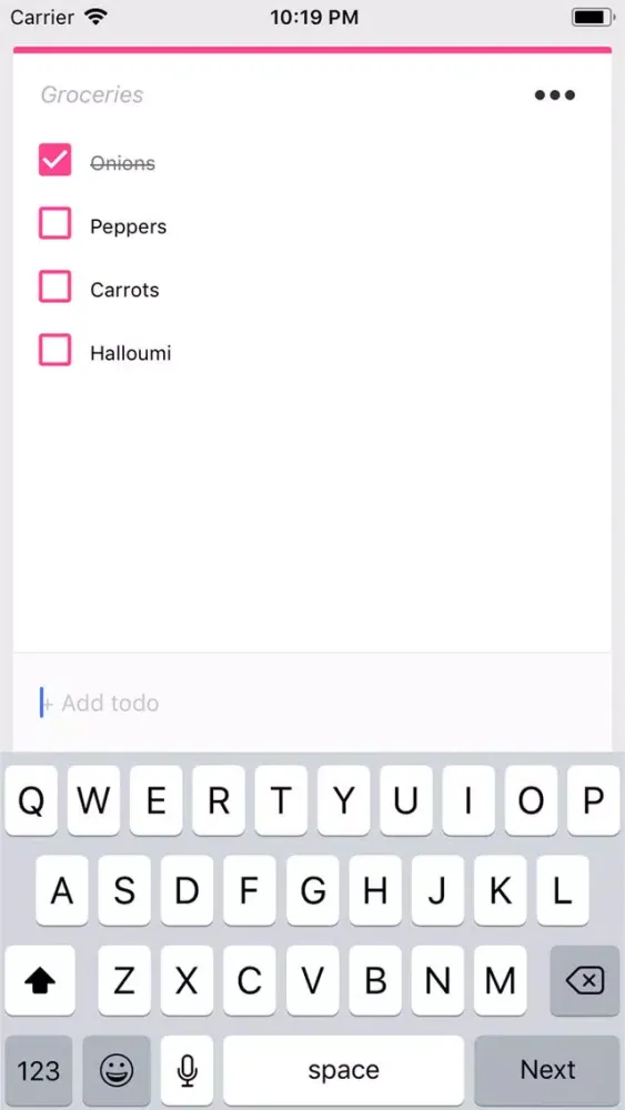 Zrzuty ekranu Todoey - Offline Checklist