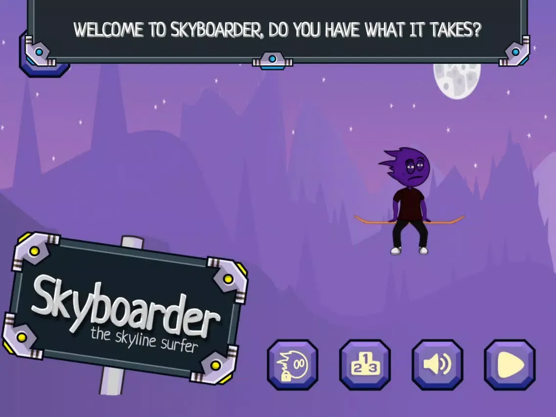 Tangkapan skrin Skyboarder: The Skyline Surfer iPad 