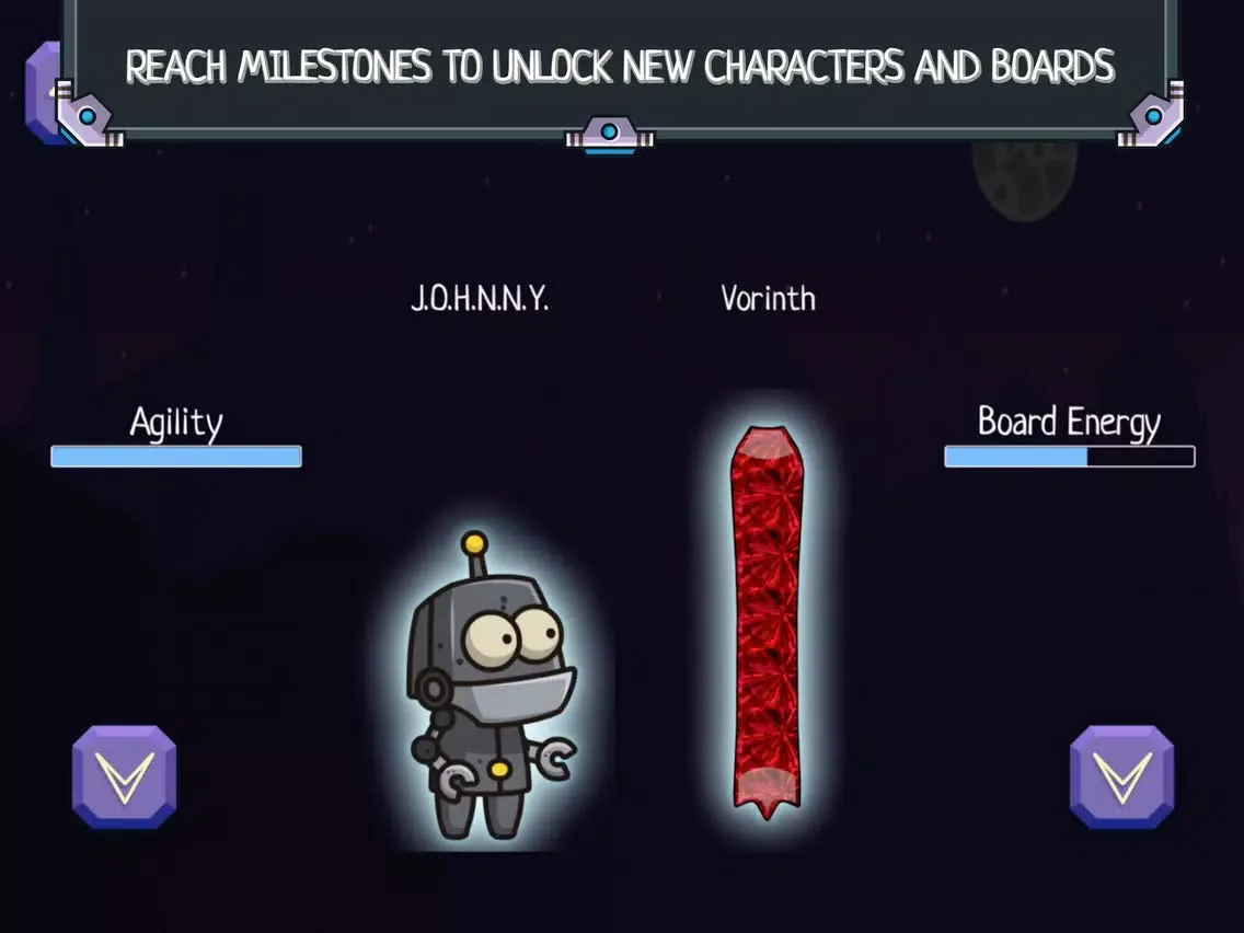 Tangkapan skrin Skyboarder: The Skyline Surfer iPad 
