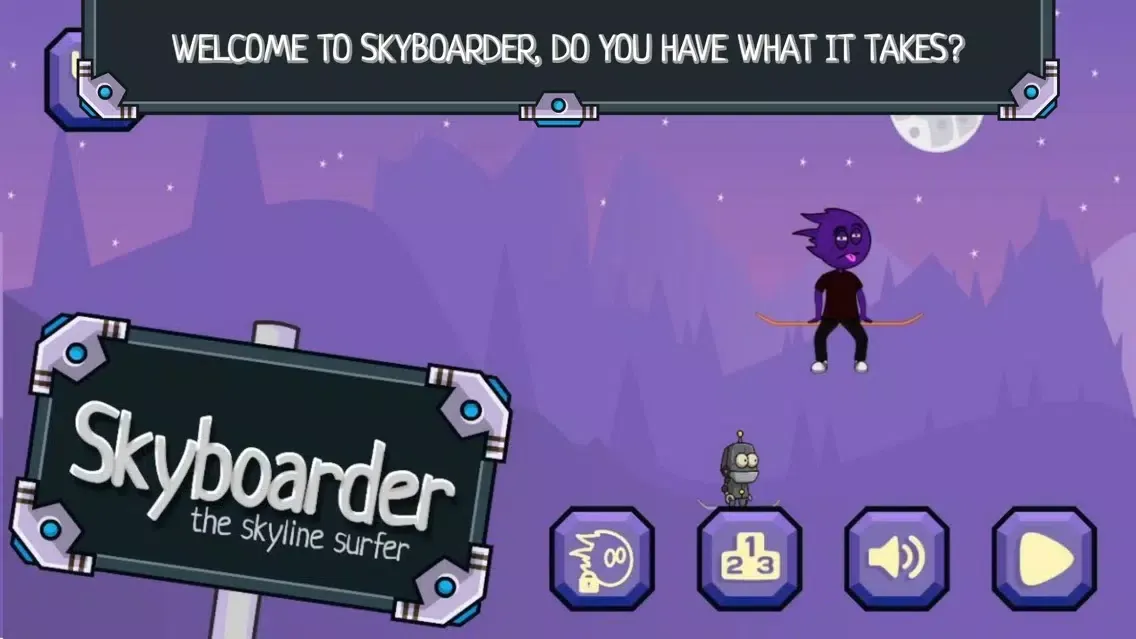 Tangkapan skrin Skyboarder: The Skyline Surfer