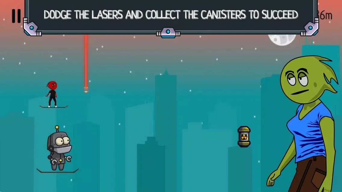Tangkapan skrin Skyboarder: The Skyline Surfer