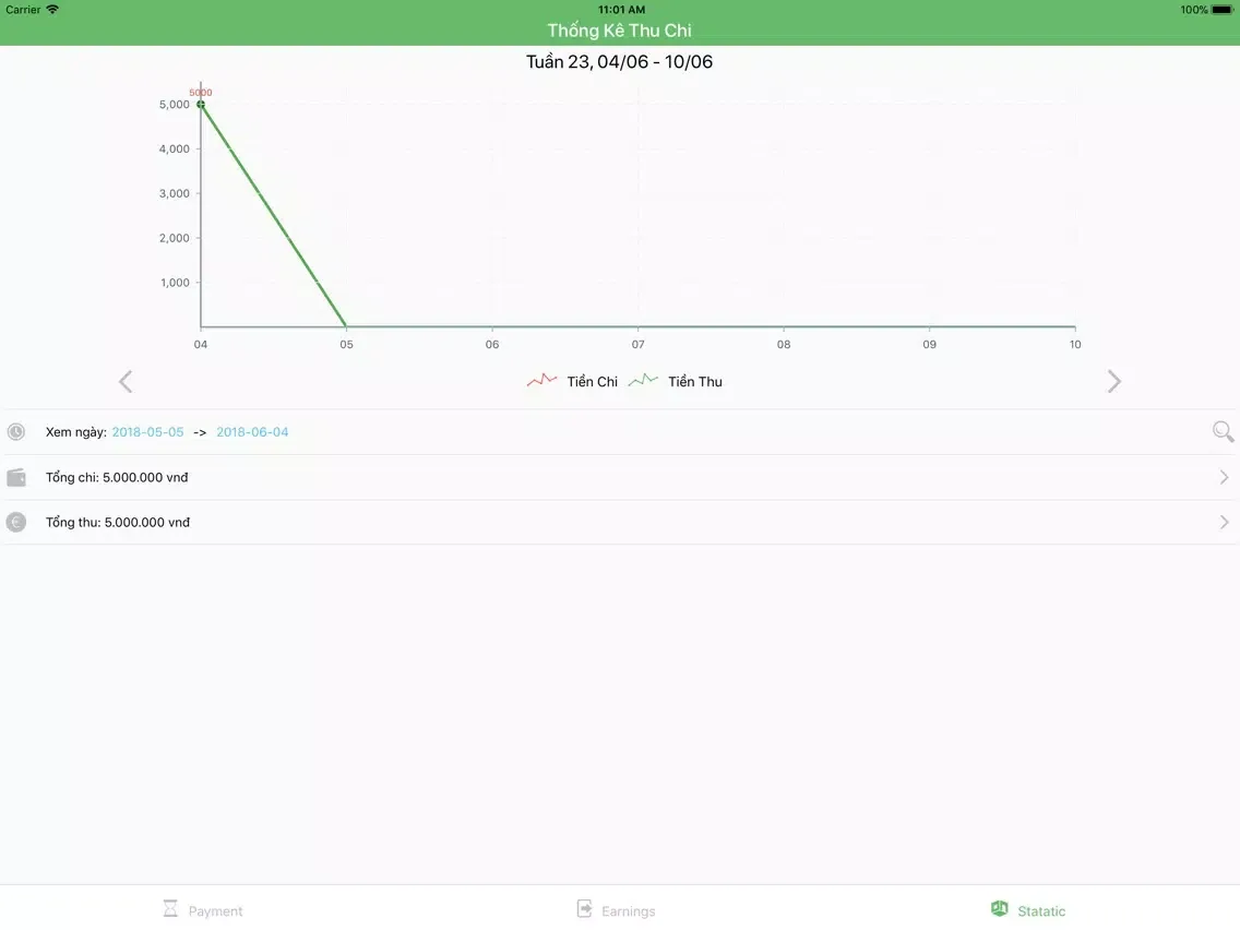 Sổ tay ghi chép thu chi iPad  Screenshots