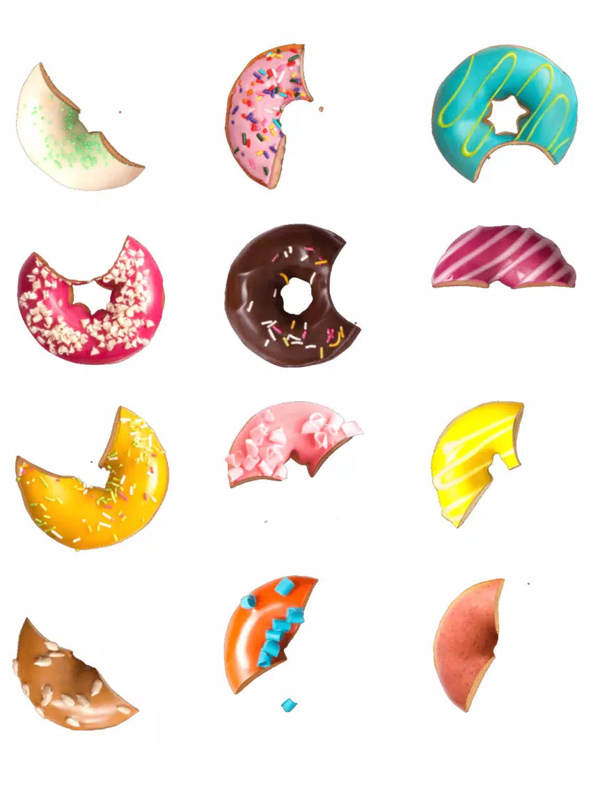 Capturas de pantalla de Donut Dozen iPad 