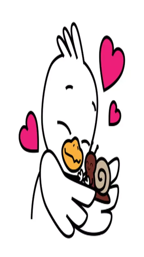 Tangkapan layar Gull and the snail