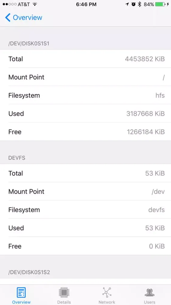 System Information and Statistics Screenshots