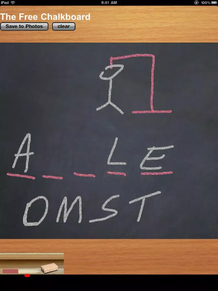 Zrzuty ekranu Free Chalkboard iPad 