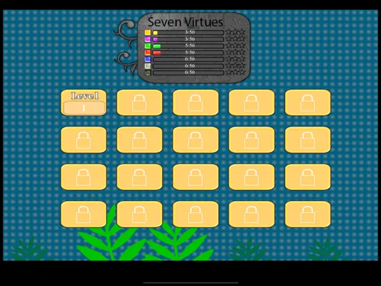 Capturas de tela do Seven Virtues iPad 