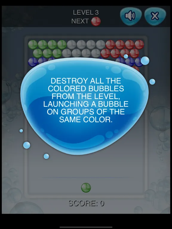 Bubble Shots! iPad  スクリーンショット