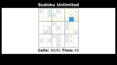 Ảnh chụp màn hình của Sudoku Game Unlimited