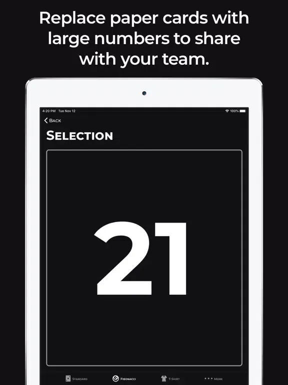 Скриншоты Planning Poker 101 iPad 
