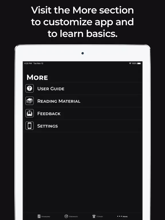Скриншоты Planning Poker 101 iPad 