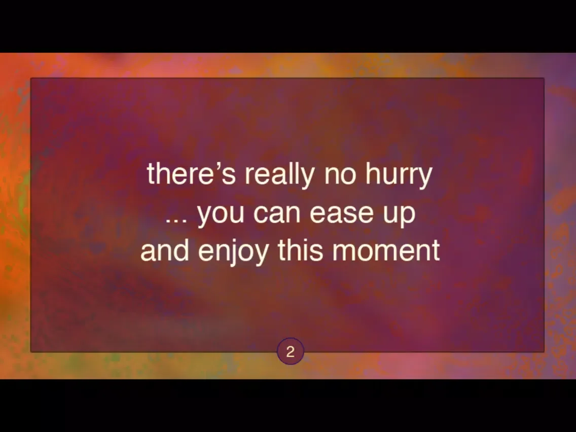 Capturas de tela do Quiet Your Mind iPad 