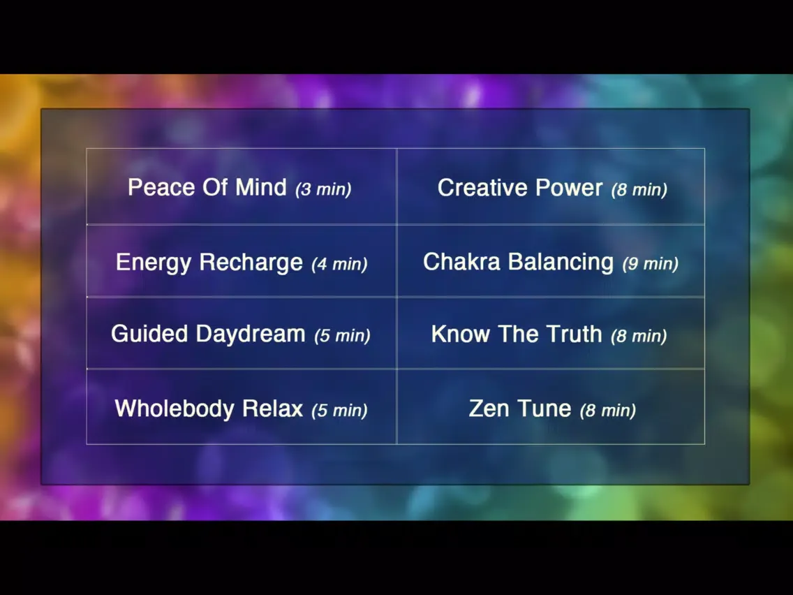 Capturas de tela do Quiet Your Mind iPad 
