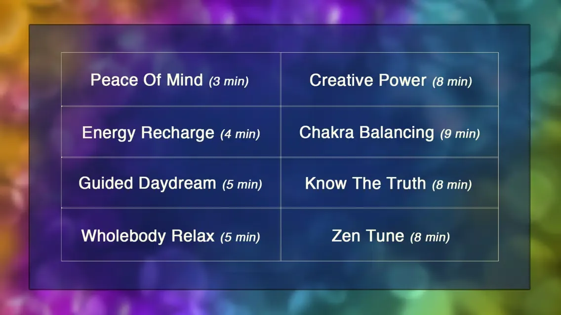 Capturas de tela do Quiet Your Mind