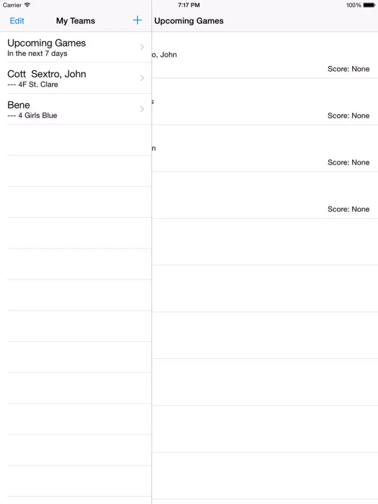 تصاویر CYC Schedules iPad 