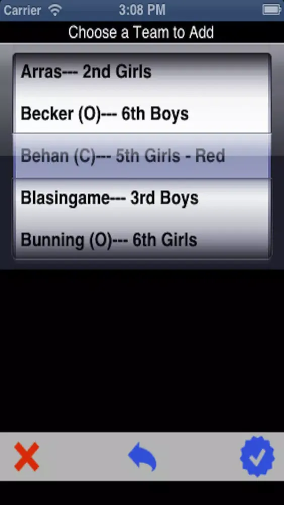 Captures d'écran de Saints Sports Schedule