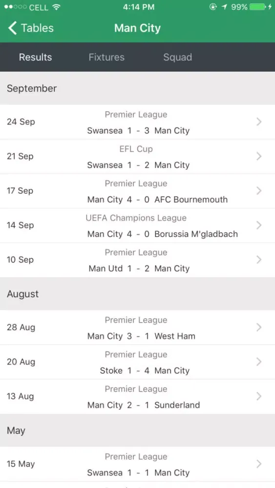 Peterborough Football স্ক্রিনশট