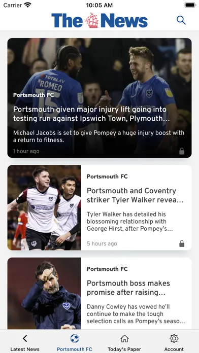 The Portsmouth News Newspaper 스크린샷