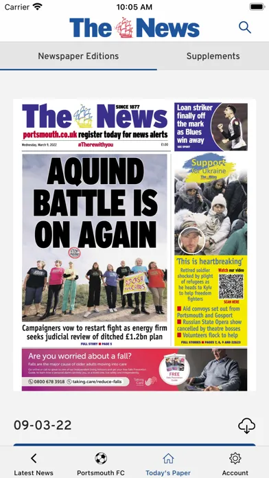 The Portsmouth News Newspaper 스크린샷