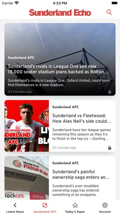 صور The Sunderland Echo Newspaper