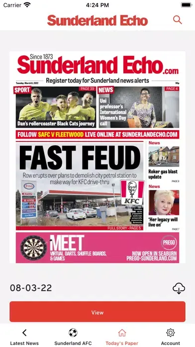 صور The Sunderland Echo Newspaper