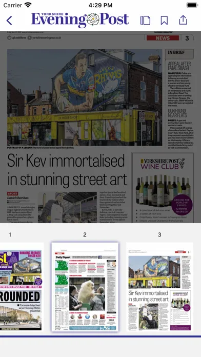 The Yorkshire Evening Post 스크린샷