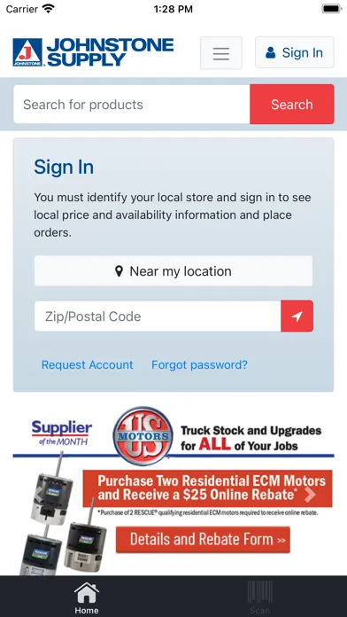 Johnstone Supply HVACR Screenshots