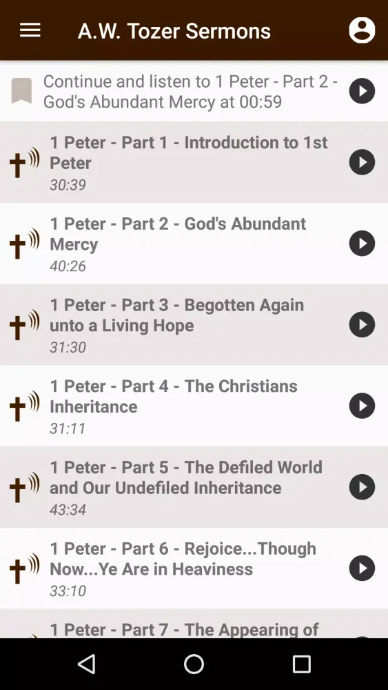 A.W. Tozer Sermons Screenshots