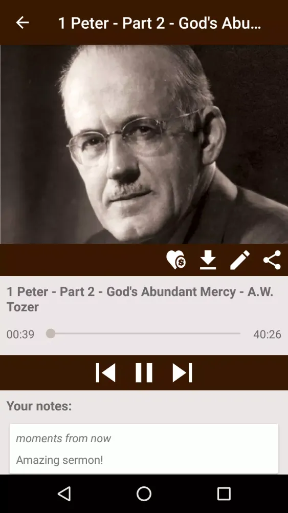 A.W. Tozer Sermons Screenshots