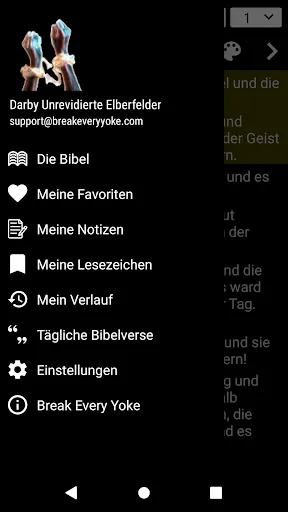 Darby Unrevidierte Elberfelder Ekran Görüntüleri