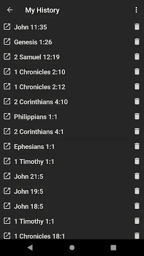 Capturas de pantalla de King James Bible (KJV)