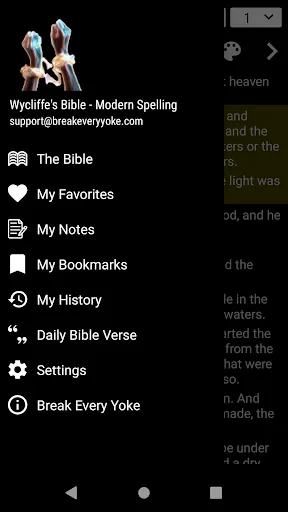 صور Wycliffe's Bible Mod. Spelling