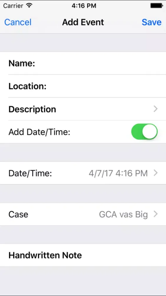 CaseManager for iPhone应用截图