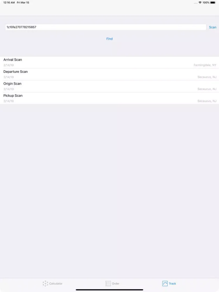 صور Packing Box Calculator iPad 