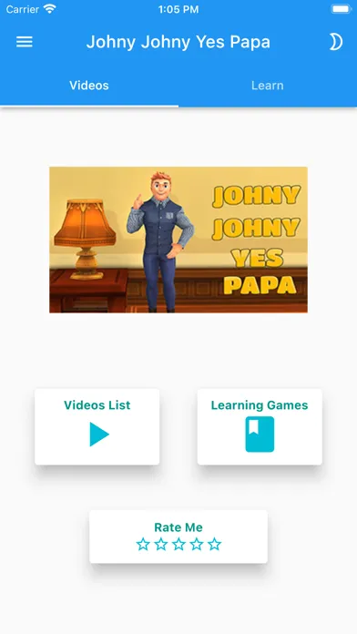 Captures d'écran de Johny Johny Yes Papa for kids